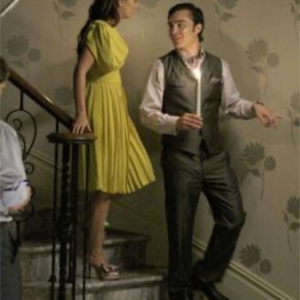 Phillip Lim Size 2 yellow dress aso Blair Waldorf